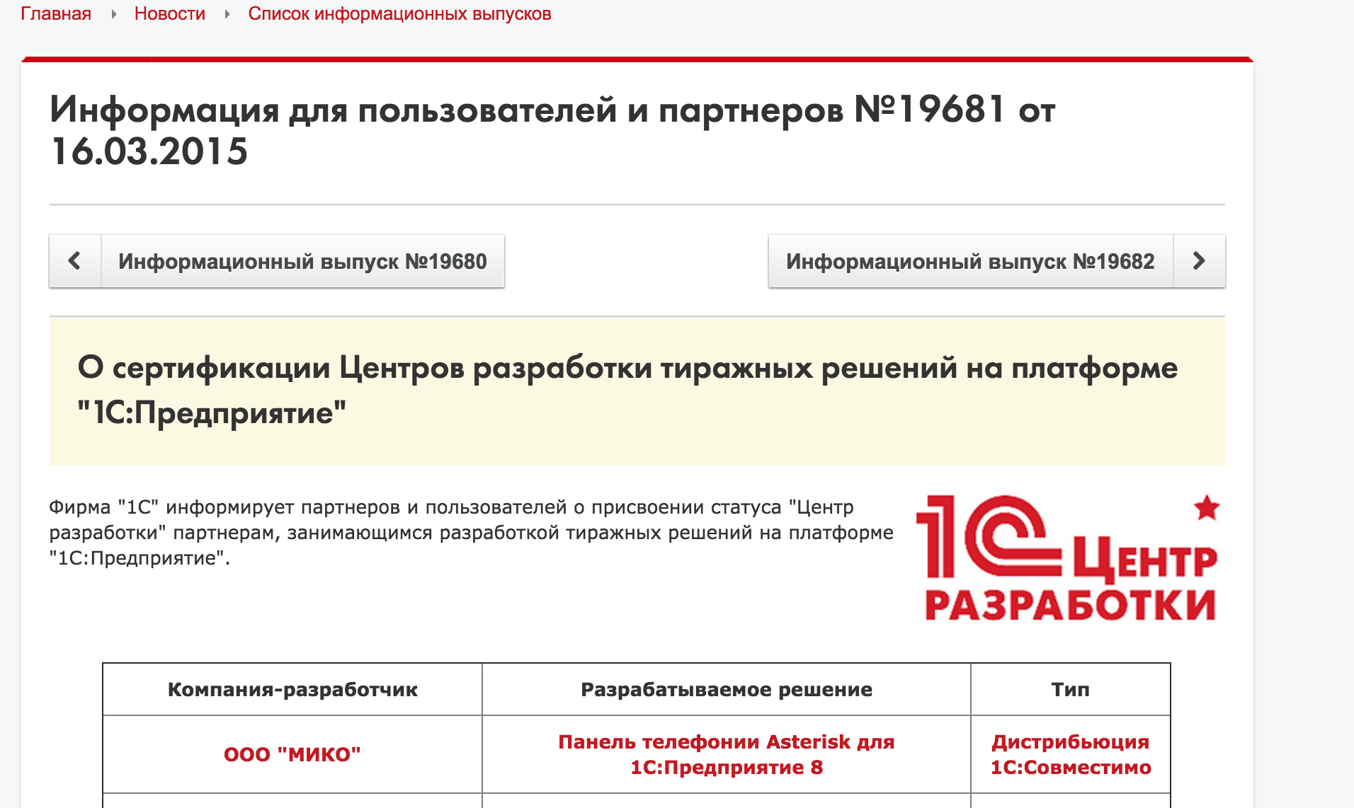 Статус 1 1с. 1с центр разработки. Мико телефония 1с. "Центр разработки тиражных решений 1с:предприятие". 1с центр разработки и обучения Тимирязевская.